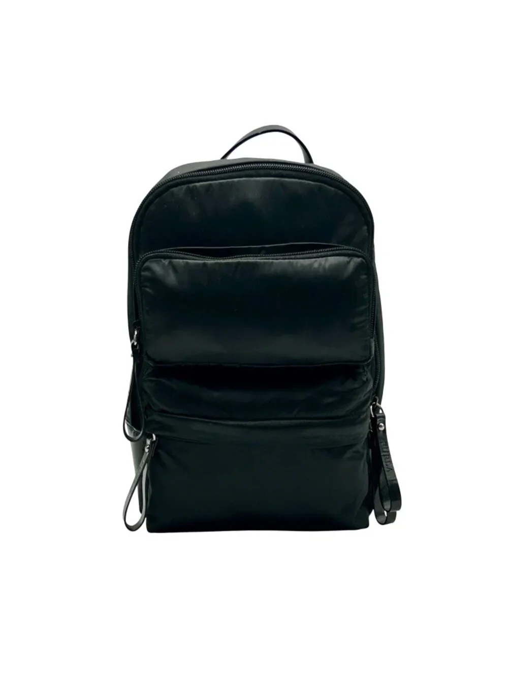 Furla Black Nylon Mini Backpack